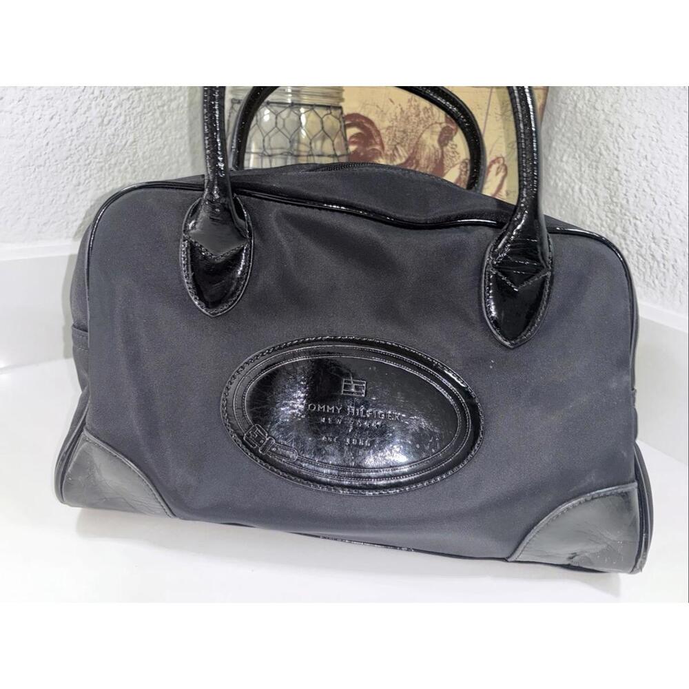 2011 Tommy Hilfiger New York bowler bag Black Super Clean